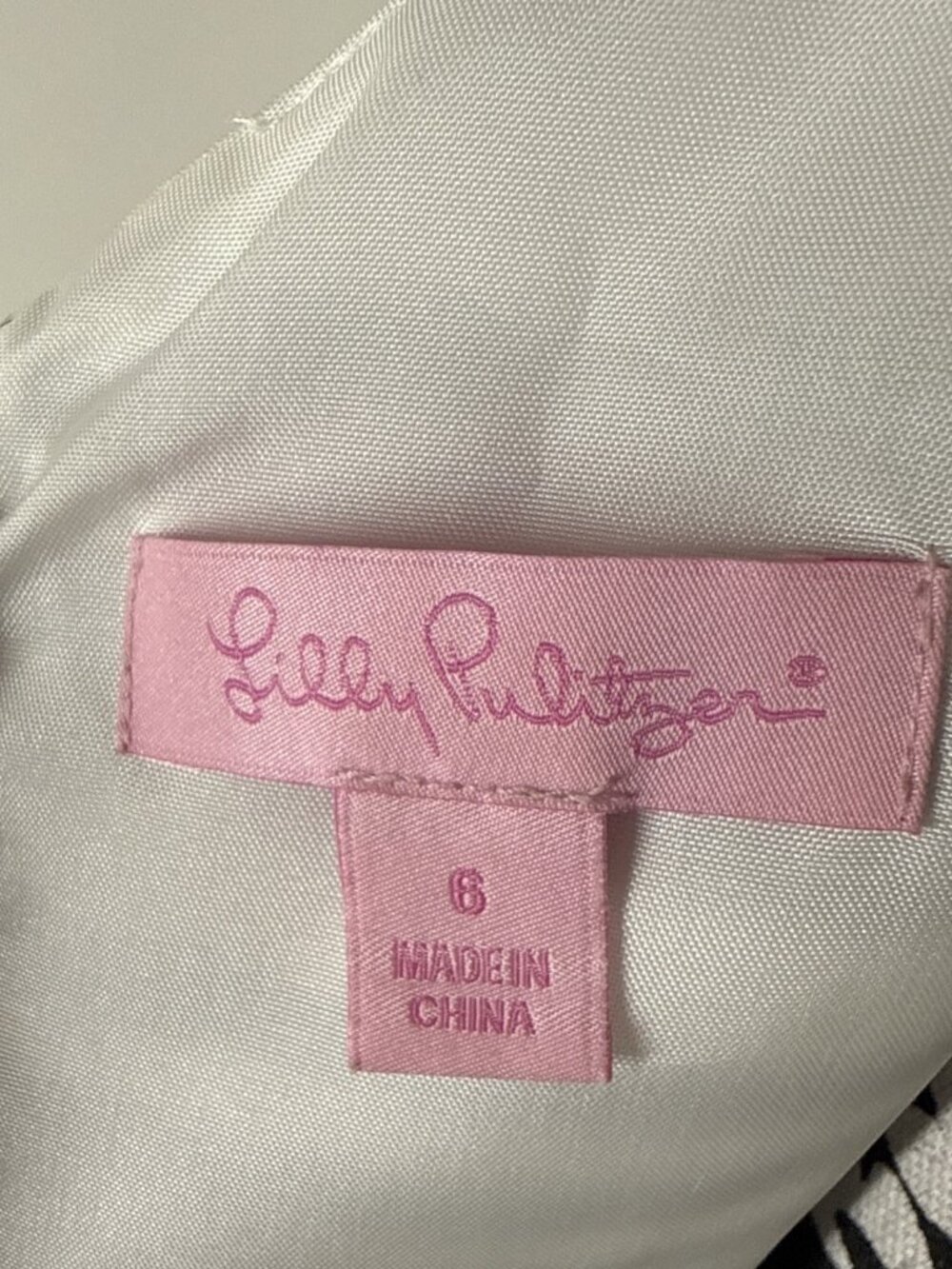 Lilly Pulitzer Dress Women's 4 Blue 100% Silk Sleeveless Striped Sleeveless - Picture 7 of 15